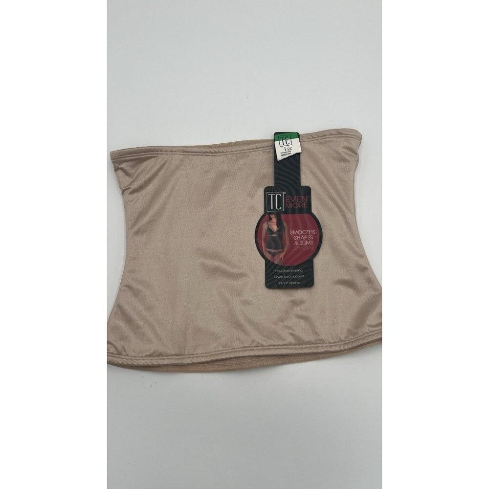 TC Fine Intimates NWT Even More Waist Cincher Beige Size Large
